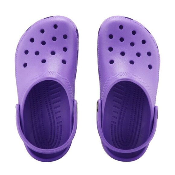 Crocs Kids Classic Clog in Galaxy Purple – Size 4 New with Tags - Picture 2 of 13